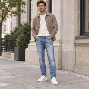 GUCCI Skinny Jeans Medium Blue Faded Sz 52/US 36 $650 {A11}